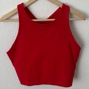 Athleta Conscious Crop Red XL